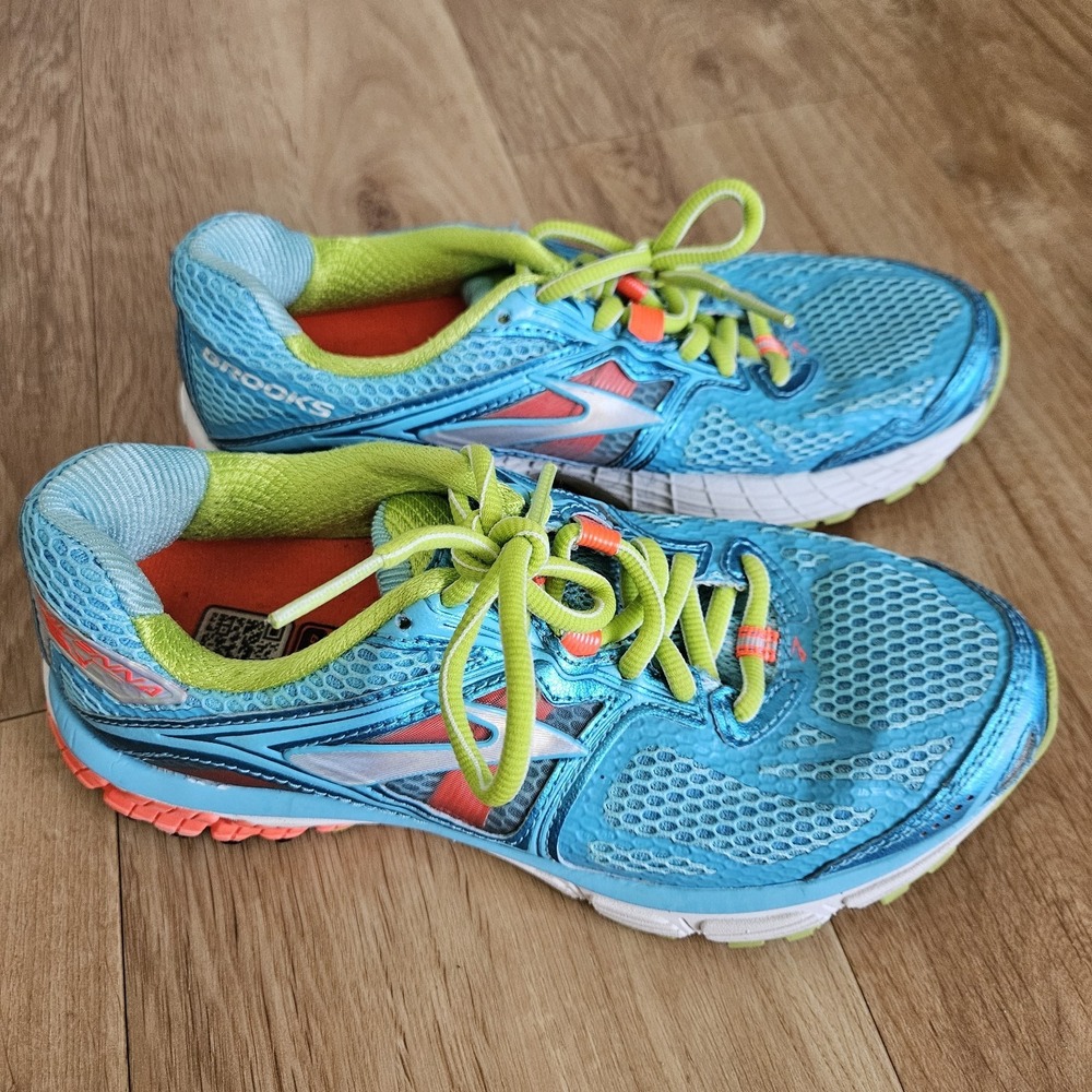 Brooks Ravenna 5 Women's Running Shoes Size 7 Medium B Blue Green